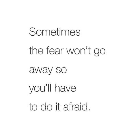 What are you afraid of? . Look, I can't tell you not to be afraid. Fear you can't always control. And it's natural. There is nothing wrong with being afraid. . But the ONLY time change happens is when we don't let fear dictate the outcome. . . . @wienetwork If You Don't Like Something Change It, Fear Of Heartbreak, Don’t Let Fear Control You, Dont Let Fear Control You Quotes, Quotes About Fears, Fear Of Disappointment, Fear Of Not Being Good Enough, Study Until You Can't Get It Wrong, I Can I Will