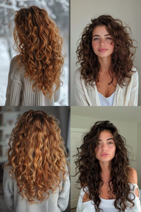 15 Ideal Haircuts for Women with Thick Hair: Finding the Perfect Style Haircuts Wavy Curly Hair, Haircuts Naturally Curly Hair, Long Layer Curly Haircut, Long Hair With Short Layers Curly, Woman Curly Haircut, Long Haircuts For Fine Curly Hair, Layers In Long Curly Hair, Long Hair Shag Curly, 2b Curly Hair Styles