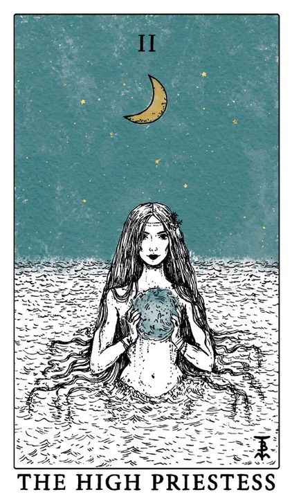 Female Tarot Cards, Tarot Cards The High Priestess, High Priestess Tarot Aesthetic, Tarot High Priestess Art, High Priestess Tarot Wallpaper, Tarot Inspired Art, The High Priestess Aesthetic, The High Priestess Tarot Card Art, Highest Priestess Tarot