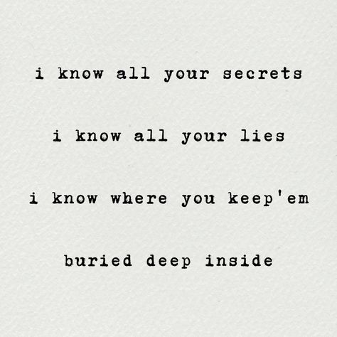 Secrets And Lies - Ruelle #lyrics #quotes #writing #inspiration Secrets And Lies Aesthetic, Quotes About Secrets And Lies, Ruelle Singer, Ruelle Lyrics, Shadows Aesthetic, Lies Quotes, Quotes Writing, Secrets And Lies, Lyrics Quotes