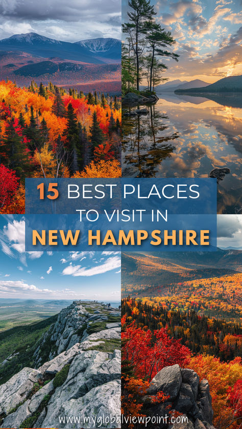 Planning a trip to New Hampshire? Discover the best places to visit and 10 amazing things to do in NH! From scenic hikes to charming towns, this guide has everything you need for an unforgettable adventure. Click to explore and start planning your perfect getaway! 🍁🏞️ #NewHampshire #TravelInspo #AdventureAwaits Best Things To Do In New Hampshire, Best Places To Visit In New Hampshire, Things To Do In Concord New Hampshire, New Hampshire Things To Do In The Fall, Dixville Notch New Hampshire, What To Do In New Hampshire, New Hampshire Vacation, Durham New Hampshire, New Hampshire Bucket List