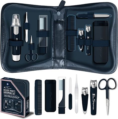 Deluxe Nails, Mens Nails, Mens Grooming Kit, Nose Hair Trimmer, Nail Care Routine, Tooth Brush, Popular Nails, Pedicure Tools, Manicure Set