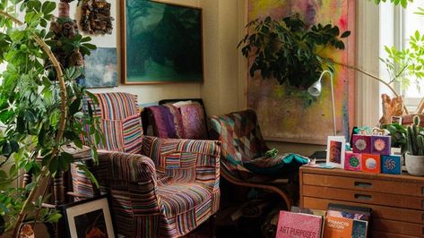 Beata Heuman and her idyllic Swedish farmhouse | THE WORLD OF INTERIORS Patchwork Furniture, Beata Heuman, Swedish Farmhouse, Swedish Cottage, Old Sheets, The World Of Interiors, Up Theme, London Flat, Royal College Of Art