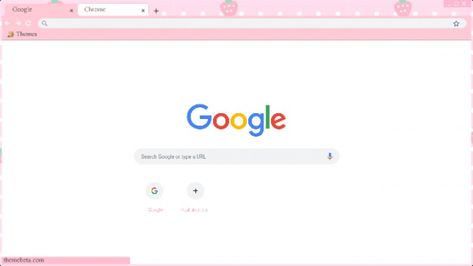 strawberry theme! 2 Chrome Theme - ThemeBeta Chrome Theme, Strawberry Theme, Pink Chrome, Cute Themes, Pink Themes, Google Chrome, How To Apply, Frame, Pink