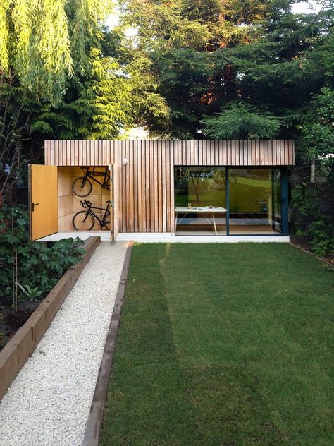 Garden Cabins, Arch House, Backyard Studio, Backyard Office, Casa Exterior, Garden Studio, Garden Buildings, Garden Office, Back Garden