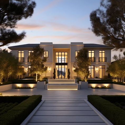 Inside Kim Kardashian and Kanye West's Hidden Hills Home Kim Kardashian Interior, Kardashian Home Exterior, Kim Kardashian's House Exterior, Kardashian Interior Design, Kim Kardashian Home Exterior, Celebrity House Exterior, Stunning Homes, Kim Kardashian House Floor Plan, Kim Kardashian House Outside