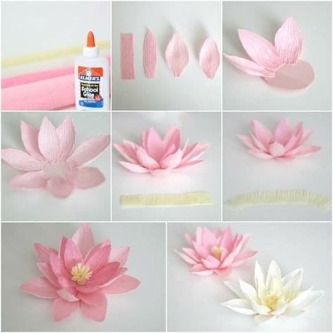 Påskeaktiviteter For Barn, Make Paper Flowers, Idee Babyshower, Diy Flores, Fleurs Diy, How To Make Paper Flowers, Paper Flowers Craft, Make Paper, Paper Flower Tutorial