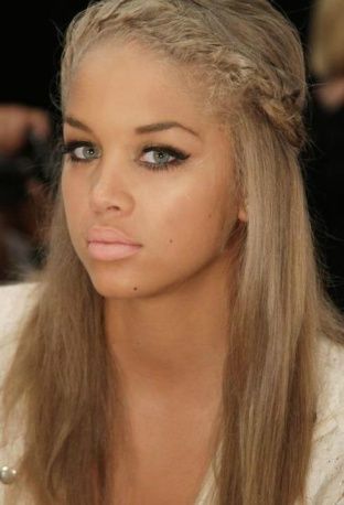 Black + German #Mixed #Black #German Hair Colour For Green Eyes, Sandy Blonde Hair, Pale Skin Makeup, Biracial Hair, Jasmine Sanders, Light Blonde Hair, Blonde Hair Girl, Brazilian Straight Hair, Sandy Blonde