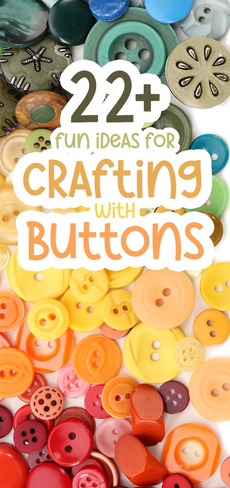 Things To Do With Buttons Projects, Pictures Made From Buttons, Button Crafts Ideas Creative, Easter Button Crafts, Crafts With Buttons Project Ideas, Cute Button Ideas, Crafting With Beads, May Crafts For Seniors, My Pins Saved Boards Crafts