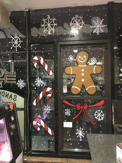 Paint Windows For Christmas, Easy Christmas Window Painting, Christmas Paintings On Windows, Christmas Window Painting Easy, Winter Window Painting, Christmas Graphics Free, Christmas Window Painting Ideas, Window Painting Ideas, Winter Window Display