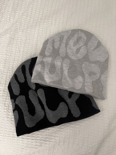 Trending Beanies, Aesthetic Beanies, Trendy Beanies, Beanies Aesthetic, Mea Culpa Beanie, Culpa Beanie, Hats Aesthetic, Cool Beanies, Beanie Outfit