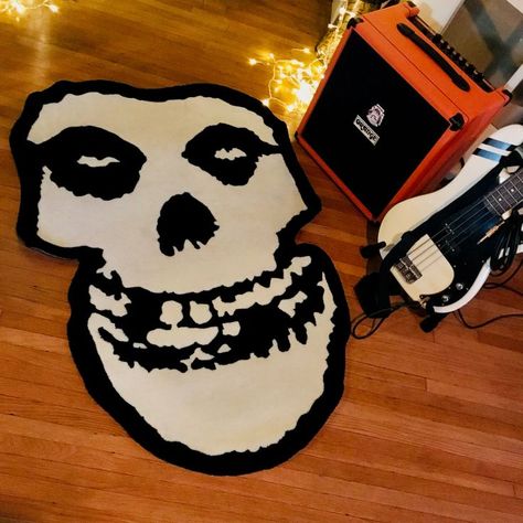 Misfits Band Art, Misfits Fiend, Scene Room, Skull Rug, Alien Ship, Horror Punk, Punk Poster, The Misfits, Horror Decor