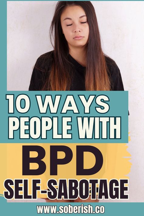 Are you tired of feeling helpless in the face of your Borderline Personality Disorder (BPD)? Gain the upper hand on self-sabotage and take control of your life. Discover the signs, the reasons and the remedies for overcoming BPD self-destructive tendencies and embrace a life filled with confidence and stability. Boderline Personality Disorder, Bpd Symptoms, Radical Acceptance, Racing Thoughts, Take Control Of Your Life, Borderline Personality, Feeling Helpless, Why Do People, Grad School