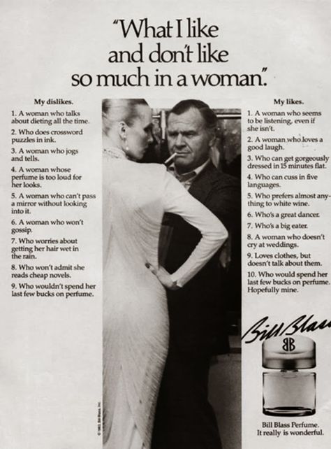 Aunt Peaches, Girly Pics, Etiquette And Manners, Perfume Ad, The Perfume, Bill Blass, Old Ads, Vintage Ads, Vintage Advertisements