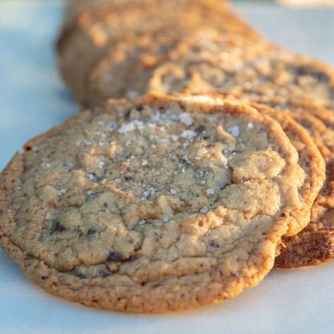 Giant Crinkled Chocolate Chip Cookies, Big Chocolate Chip Cookies, Ina Garten Recipes, Chocolate Chip Cookies Recipe, Food Network Canada, Barefoot Contessa, Fine Chocolate, Crinkle Cookies, Cookies Ingredients