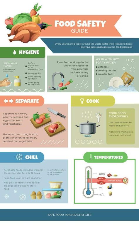 HACCP Food Safety Infographics Food Safety Infographic, Food Safety Posters, Food Safety And Sanitation, Pork Liver, Food Safety Training, Kitchen Essentials List, Food Safety Tips, Freezing Food, Visual Recipes