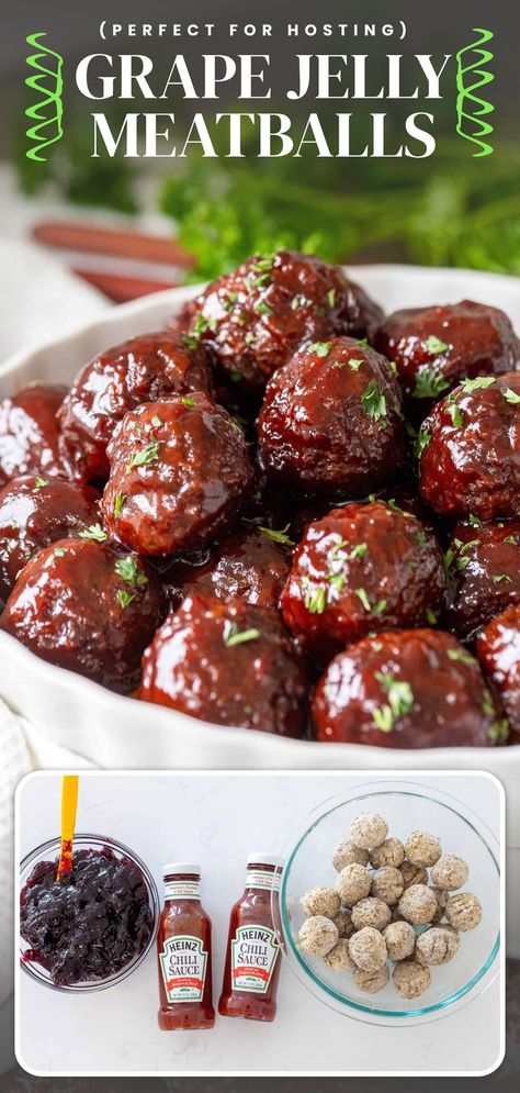 Cocktail Meatball Sauce, Cocktail Meatballs Grape Jelly, Meatballs Grape Jelly Chili Sauce, Cocktail Meatballs Crockpot, Easy Cocktail Meatballs, Meatballs Grape Jelly, Grape Jelly Chili Sauce, Frozen Meatballs Crockpot, Meatballs Sauce Recipe