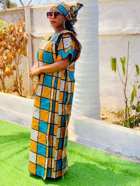 Buba Gown Styles Ankara, Kaftan Gowns For Women, Women Agbada, Trendy Ankara Gown Styles, Adire Kaftan Styles, Ankara Bubu Gown Styles, Bubu Gown, Boubou Styles For Women, Kaftan Styles