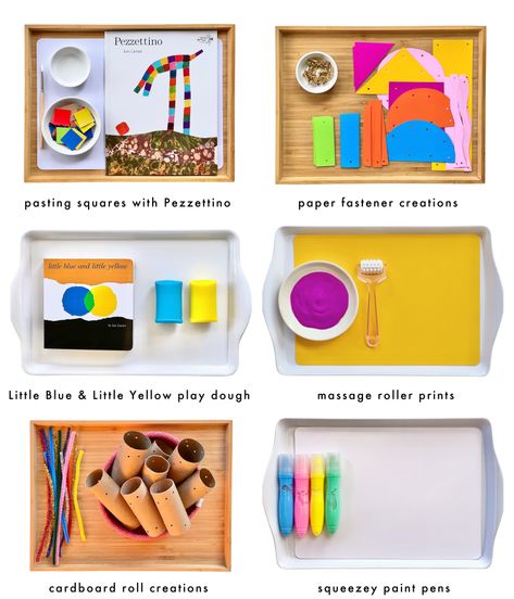 Preschool Art Shelf, Montessori Art Shelf, Art Cupboard, Montessori Crafts, Montessori Trays, Montessori Activities Preschool, Art Shelf, Montessori Lessons, Practical Life Activities