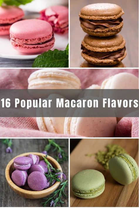 16 Popular Macaron Flavors (Best French Macaron and Filling Recipes) - IzzyCooking Macaroons For Beginners, Classic Macarons, Macarons Filling Recipe, French Macarons Flavors, Macaroon Filling, Macaroons Flavors, Easy Macaroons Recipe, French Macaroon Recipes, Macaron Recipes