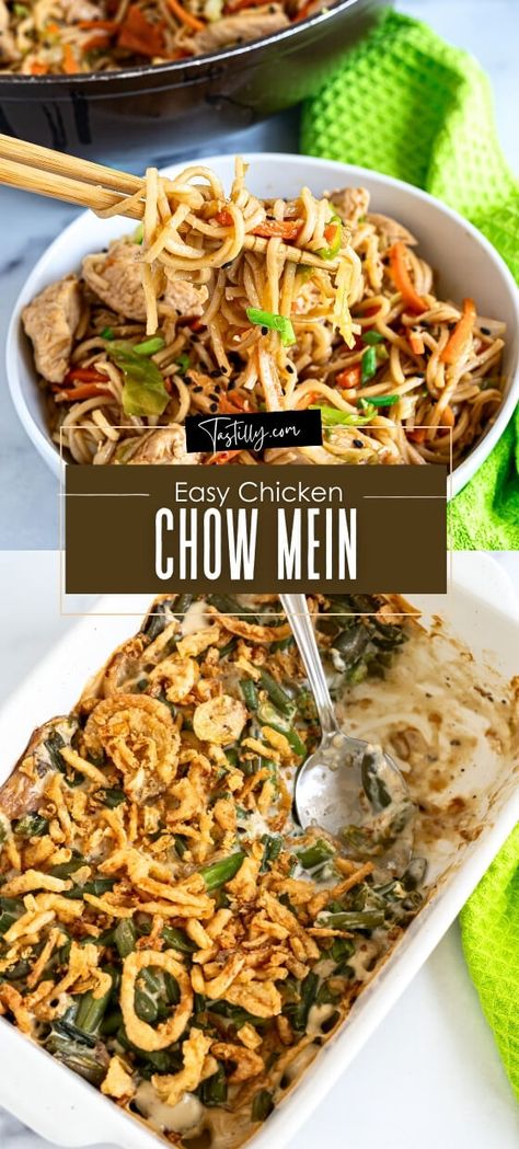 Easy Chicken Chow Mein: Ready in 35 Minutes - Tastilly Mock Chow Mein, Chinese Chow Mein Recipe, Easy Chicken Chow Mein, Chicken Chow Mein Recipe, Evening Food, Healthy Superbowl, Homemade Chinese Food, Chow Mein Recipe, Simple Family Meals