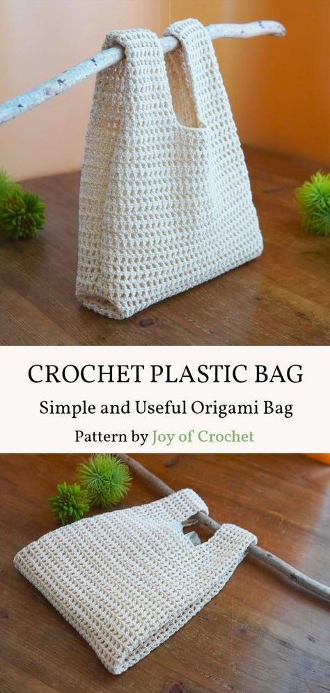 Crochet Patterns With Thread, New Sew Crochet Patterns, Crocheting A Bag, Simple Crochet Bags For Beginners, Crochet Bag Projects, Crotchet Beanies Pattern Free, Bag Knitting Patterns, Plarn Crochet Bag, How To Crochet A Purse