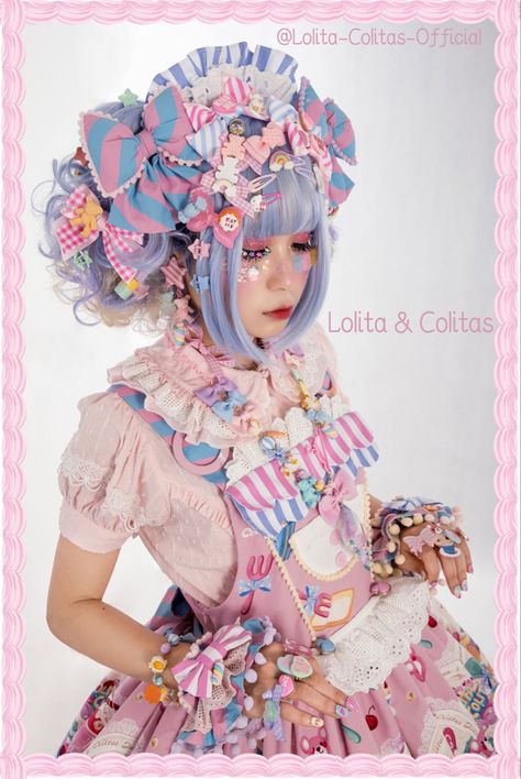 Decora Kei Outfits, Decora Fashion Outfits, Harajuku Decora Kei, Decora Kei Fashion, Decora Girl, Decora Harajuku, Harajuku Decora, Harajuku Aesthetic, Kei Fashion