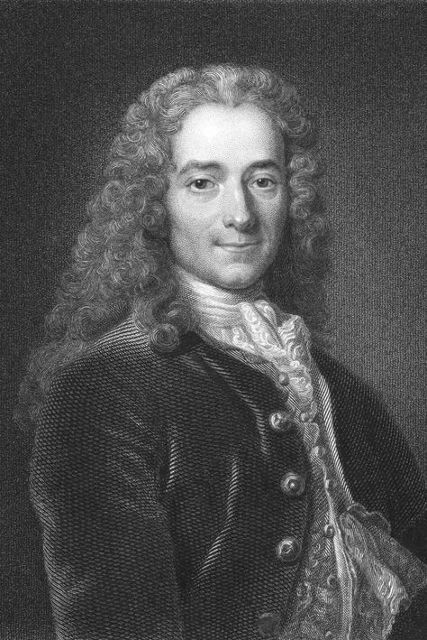 Did you know that the famous French writer Voltaire once lived in London? Francois-Marie Arouet (1694-1778) – under the pen name of Voltaire – was a French writer, philosopher, satirist and playwright. Some of his notable works were his tragic play, Zaïre, the historical study, The Age of Louis XIV, and the satirical novella, Candide. Voltaire was exiled to England and lived in London from 1726 to 1728. Voltaire Quotes, Men Of Letters, Today In History, French Revolution, Smart People, Quotes Quotes, 18th Century, Literature, Tin