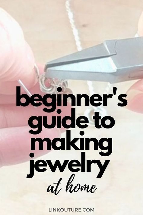 Make Jewelry For Beginners, Bracelets Videos, Jewelry For Beginners, Making Jewelry For Beginners, Jewelry Hacks, Diy Jewelry Making Tutorials, Jewelry Making Business, Easy Jewelry, Basic Jewelry