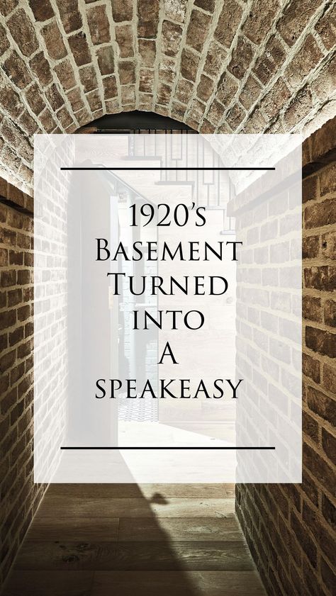 Unfinished Basement Speakeasy, Speak Easy Basement Ideas, Basement Speakeasy Home, Home Speakeasy Bar, Basement Speakeasy Ideas, Speakeasy Basement Ideas, Speakeasy Bathroom, Tiny Basement Ideas, 1920s Speakeasy Aesthetic