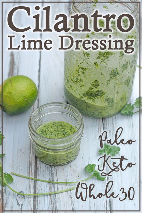 Ranch Salad Dressing Recipes, Cilantro Lime Sauce, Ranch Salad, Cilantro Dressing, Paleo Salads, Ranch Salad Dressing, Cilantro Sauce, Cilantro Lime Dressing, Lime Sauce