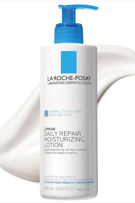 La Roche-Posay Lipikar Daily Repair Moisturizing Cream, Fragrance Free Body Moisturizer with Shea Butter, Body Lotion for Dry Skin, Moisturizing for Sensitive Skin #skincare #Moisturizer La Roche Posay Body Lotion, La Roche Posay Moisturizer, Body Moisturizer Dry Skin, Body Lotion For Dry Skin, Shea Butter Body Lotion, Skincare Moisturizer, Routine Aesthetic, Dry Skin Body, Lotion For Dry Skin