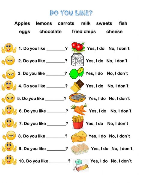 Food In English For Kids, Food Worksheets For Grade 1, Food Worksheets For Kids, Food Activities For Kids, Do And Dont, Second Grade Worksheets, Food Worksheet, English Conversation For Kids, Food Lessons