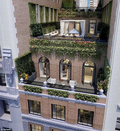 Nyc Condo, Trendy Apartment, Studio Apt, New York Apartment, Rooftop Garden, Dream Apartment, Nyc Apartment, Celebrity Houses, City Living