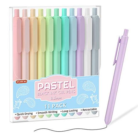 Pens Cute, Notes School, Pastel Pen, Writing Journaling, Pretty School Supplies, Gel Pens Coloring, Stationery Obsession, Cute Stationary School Supplies, Bad Set