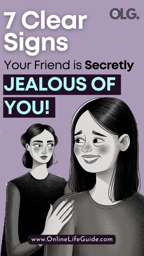 Learn how to identify the subtle signs of jealousy in your friendships. This article discusses 7 clear signs your friend is secretly jealous of you which will help you to recognize the hidden signs of envy, enabling you to address issues before they escalate and helping you to maintain healthy and honest friendships. By understanding these signs, you can take proactive steps to address the underlying issues, ensuring that your friendships remain supportive and free of toxic behaviors. A Friend Who Becomes An Enemy, Signs Of Jealousy Friends, Signs Someone Is Jealous Of You, Jealousy Pictures, Jealousy Friends, Assume The Best, Jealous Friends, Signs Of Jealousy, Benefit Of The Doubt