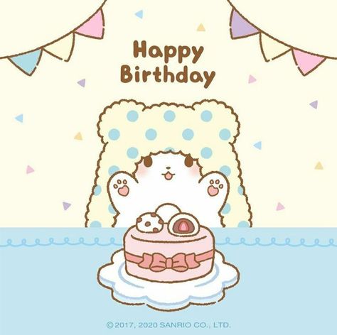 Sanrio Happy Birthday, Happy Birthday Aesthetic, Happy Birthday Doodles, Happy Birthday Cute, Happy Birthday Hearts, Happy Birthday Drawings, Happy Birthday Cat, Birthday Icon, Birthday Cartoon