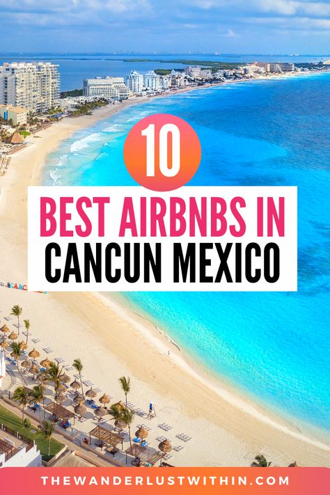 Looking for Airbnbs in Cancun Mexico? Check out these top choices for every type of traveler | central america airbnb in cancun vacation | best airbnb cancun where to stay in cancun mexico where to stay in cancun with kids | best places to stay in cancun mexico | best places to stay cancun airbnb | cancun mexico airbnb | cancun mexico resorts all inclusive cancun places to stay | cancun mexico places to stay | cancun resorts all inclusive cancun hotels best airbnb mexico best airbnb in mexico Cancun Mexico Resorts All Inclusive, Cancun Mexico Resorts, Mexico Airbnb, Oaxaca Mexico Travel, Traveling To Mexico, Mexico Itinerary, Cancun Vacation, Best Airbnb, Latin America Travel