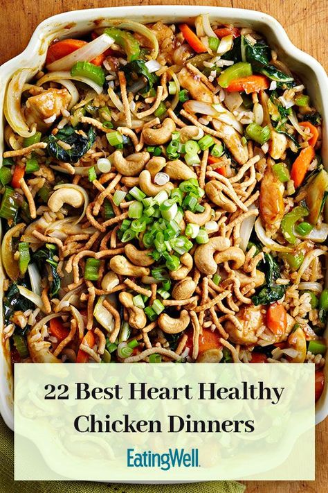 Healthy Dinner Recipes For Elderly, Heart Healthy One Dish Meals, Heart Healthy Comfort Food Recipes, Heart Friendly Food, Low Colestoral Food Recipes Chicken, Cholesterol Free Dinners, Easy Dinner Recipes Low Sodium, Low Carb Low Salt Recipes Dinners, Heart Healthy Dinners For Family