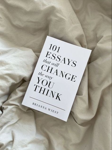 101 Essays, Brianna Wiest, Cognitive Bias, Self Reminder, Paper Book, Amazon Book Store, Dream Board, Book Of Life, Self Development