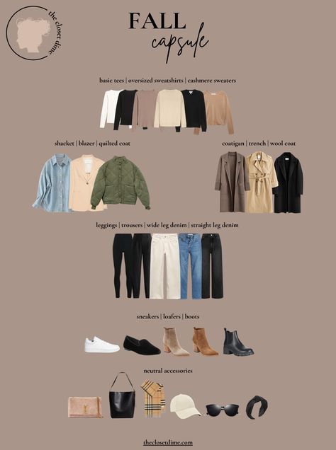 Fall Capsule Wardrobe: The Staples You Need for the Season – The Closet Dime Outfits For The Week Organization, 10 Piece Fall Capsule Wardrobe, Shoe Essentials Women Capsule Wardrobe, Staple Fall Wardrobe Pieces, Korean Capsule Wardrobe, Fall Basics Wardrobe, Capsule Shoe Wardrobe, Travel Capsule Wardrobe Fall, Time Capsule Wardrobe