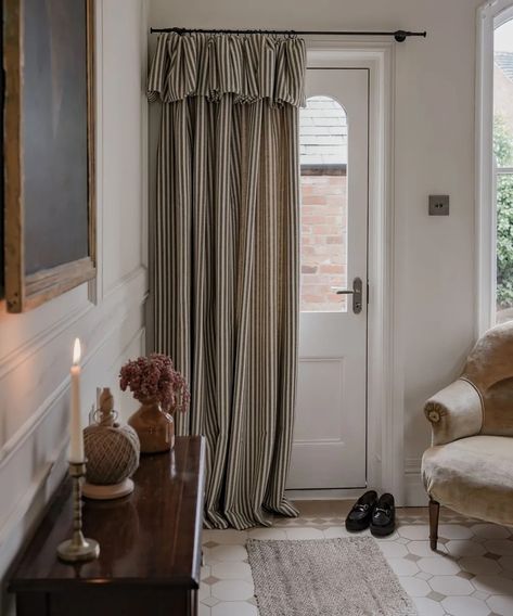 Curtains Living, Door Curtain, Door Curtains, Interior Inspo, Curtains Living Room, Ready Made, Curtains With Blinds, House Inspiration, Design Inspo