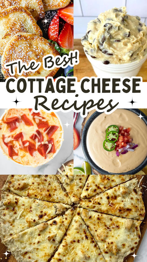 Whether you’re looking for a healthy protein-packed breakfast option, a satisfying snack, or a delicious addition to your main course, we have gathered an array of recipes that will inspire you to make the most of this nutritious dairy product. From savory to sweet, simple to gourmet, this round-up is filled with mouthwatering ideas that will take your love for cottage cheese to new heights. Recipes To Use Up Cottage Cheese, Things To Do With Cottage Cheese, Recipes With Cottage Cheese Healthy, Cottage Cheese Ideas, Cottage Cheese Snacks, Recipes With Cottage Cheese, Recipes Cottage Cheese, Dry Cottage Cheese, Cottage Cheese Recipes Healthy