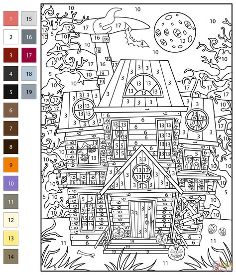 Halloween Paint By Number, Printable Color By Number For Adults, Drawing Pictures For Colouring, Color By Number For Adults Disney, Colour By Numbers For Adults, Adult Color By Number Free Printables, Color By Number Printable Free Difficult, Printable Paint By Number, Color By Number Printable Free