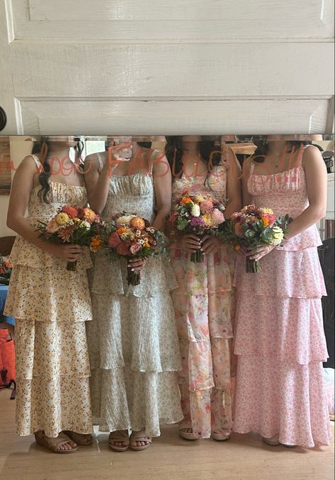 bridesmaids | wedding | bridesmaids dress inspo | wedding inspo | aesthetic | spring | fall | maid of honor Bridesmade Dress Aesthetic, Maid Of Honor Aesthetic, Spring Wedding Bridesmaids Dresses, Bridesmaids Aesthetic, Bridesmaid Aesthetic, Wedding Bridesmaids Dress, Spring Wedding Bridesmaids, Mix Match Bridesmaids, Summer Bridesmaids