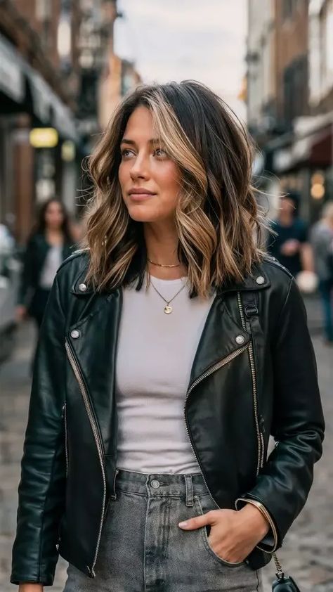 46 Inventive Concepts to Remodel Your Shoulder-Size Brunette Balayage - yourwifeknows.com- #Balayage #Brunette #Creative #Ideas #ShoulderLength #Transform #yourwifeknows.com Check more at https://howcandothis.com/hairstyleideas/46-inventive-concepts-to-remodel-your-shoulder-size-brunette-balayage-yourwifeknows-com/ Hair Colors For Shoulder Length Hair, 2024 Brunette Balayage, Brunette To Blonde Balayage Hair Medium, Blonde Brown Medium Length Hair, Brown Hair With Highlights Around Face, Medium Brown Hair With Caramel Highlights Shoulder Length, Fall Cut And Color Hair, Medium Length Hair Highlights Brunettes, Hair Cuts 2024 Trends Straight