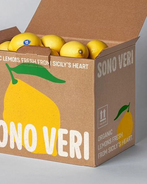 Bounty Hunters on Instagram: "Brand Identity and Packaging design for Sono Veri - Designed by @luzur.design   Rooted in the sun-drenched fields of Sicily, their family-owned citrus farm has been dedicated to cultivating the highest quality lemons for generations. Their passion for excellence ensure that every lemon they produce bursts with authentic, vibrand flavor that only Sicilian soil can impart.  #bountyhuntersarchive  . . . #graphicdesign #typography #brandidentity #brand #branding #visualidentity #packaging #packagingdesign" Lemon Logo Design Ideas, Lemon Branding, Lemon Packaging Design, Citrus Graphic Design, Lemon Graphic Design, Bounty Hunter, Sicily, Brand Identity, Packaging Design