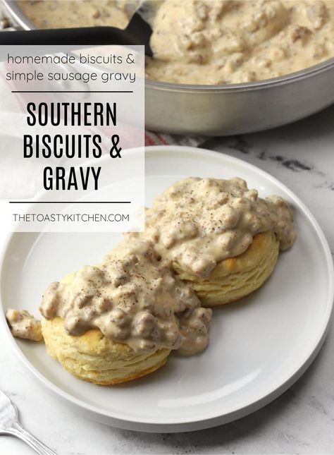 Breakfast Ideas Savory, Southern Biscuits And Gravy, Kitchen Southern, Sausage Gravy Recipe, Sausage Biscuits, Southern Biscuits, Weekly Dinner, Sausage Bake, Sausage Casserole