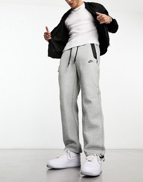 Joggers by Nike Can't go wrong in sweats Branded design Elasticated drawstring waist Side pockets Toggle cuffs Regular, tapered fit Nike Sweatpants Mens, Nike Mens Clothing, Jogging Outfit, Men Loungewear, Nike Sweats, Nike Joggers, Nike Fit, Guys Clothing Styles, Nike Sweatpants