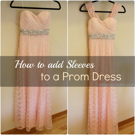 How to add straps to a dress Princess Dress Tutorials, Prom Dress Alterations, Wrap Dress Tutorial, Diy Prom Dress, Neon Prom Dress, Baby Dress Tutorials, Hostess Cupcakes, Neon Prom Dresses, Clothing Alterations